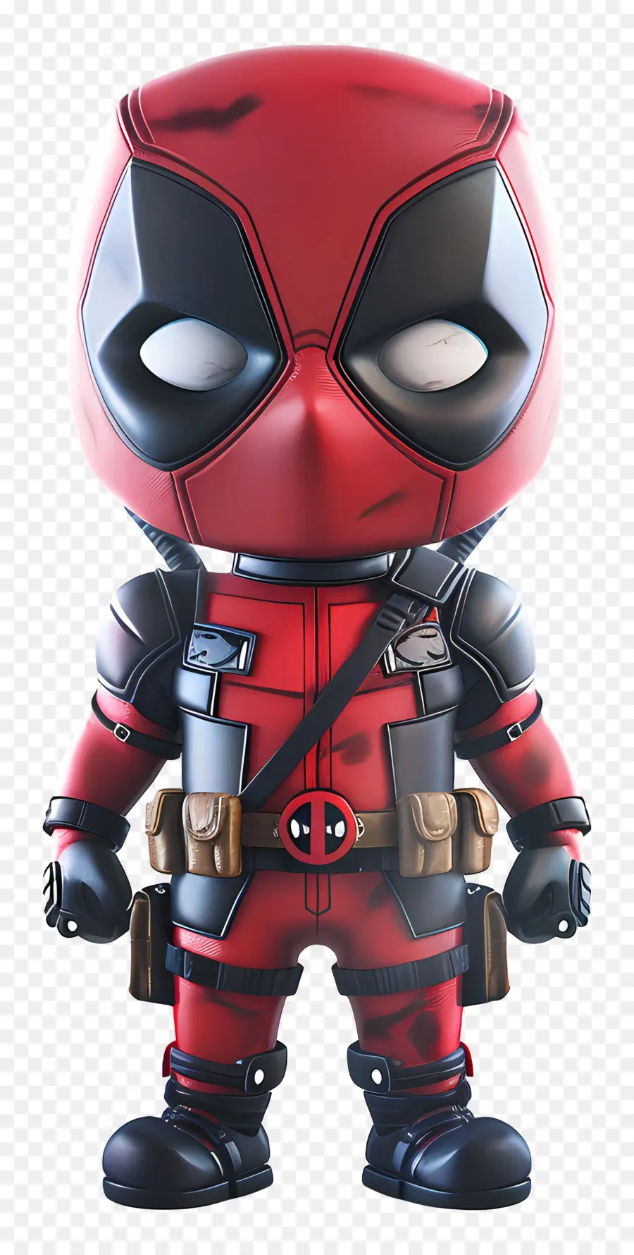 Lindo Deadpool，Personaje De Dibujos Animados Rojo PNG