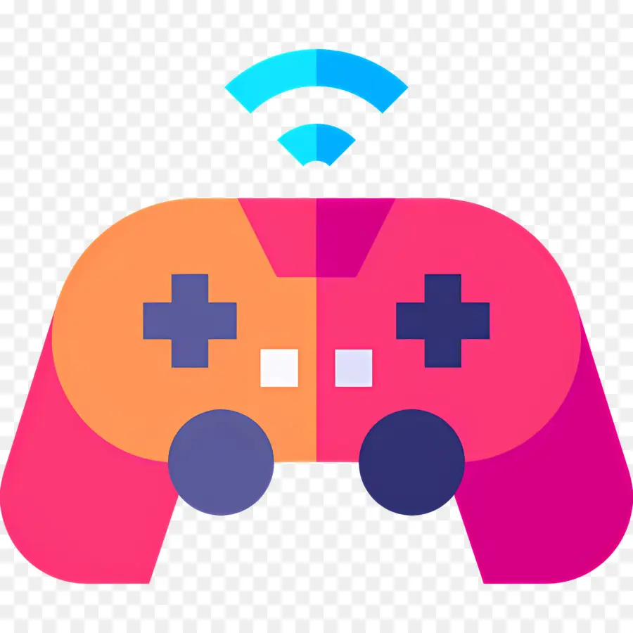 Controlador De Juego，Controlador De Juego Colorido PNG