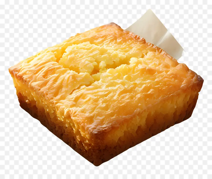 Pan De Maíz Al Horno，Pastel De Mantequilla PNG