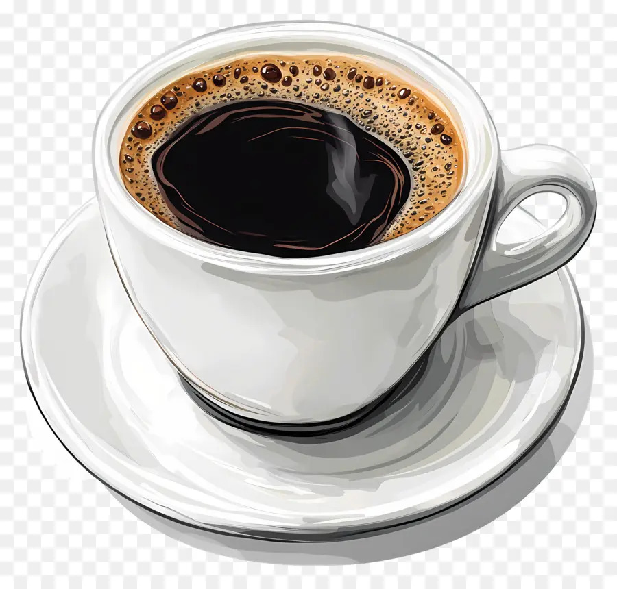 Café Negro，Taza De Cafe PNG