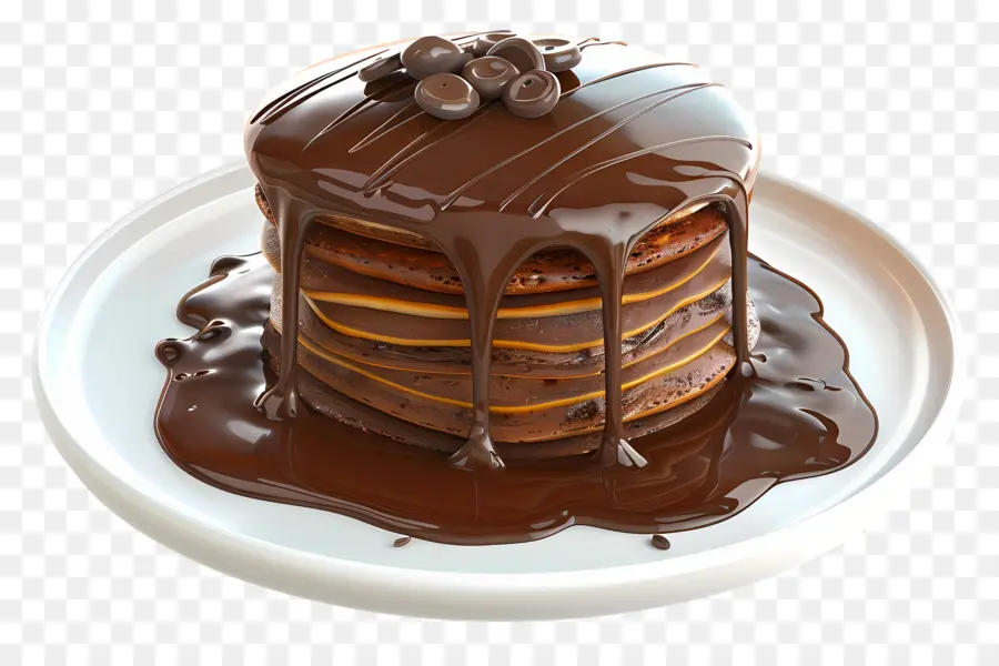 Panqueque De Chocolate，Panqueques De Chocolate PNG