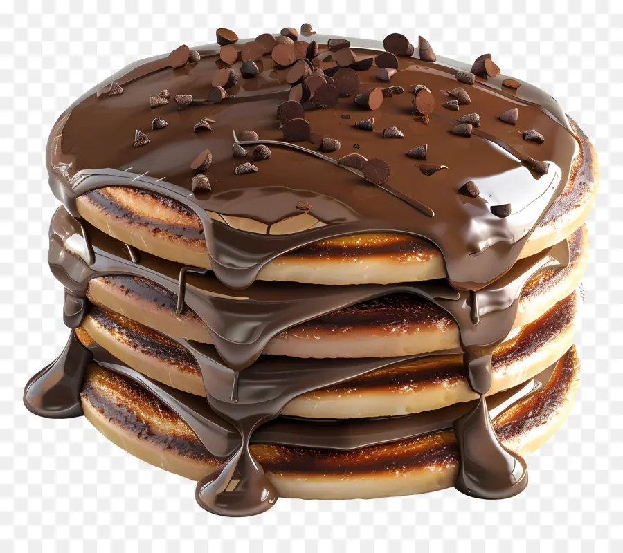 Panqueque De Chocolate，Panqueques De Chocolate PNG