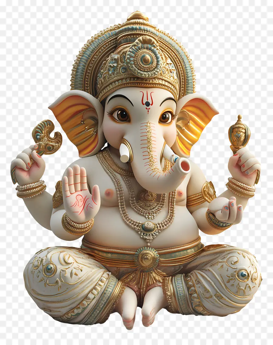 Ganesh，Lindo Elefante PNG