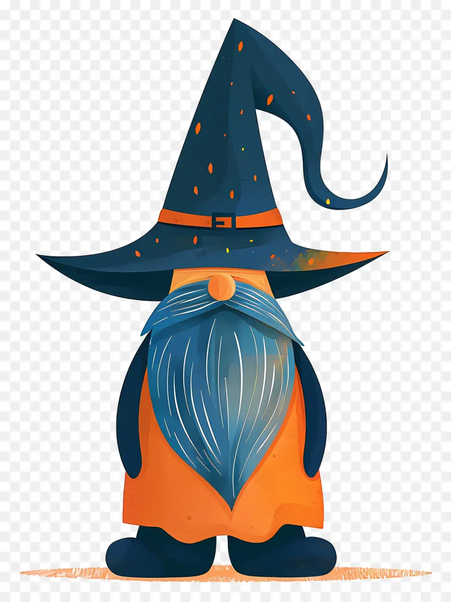 Gnomo De Halloween，Gnomo Mago PNG