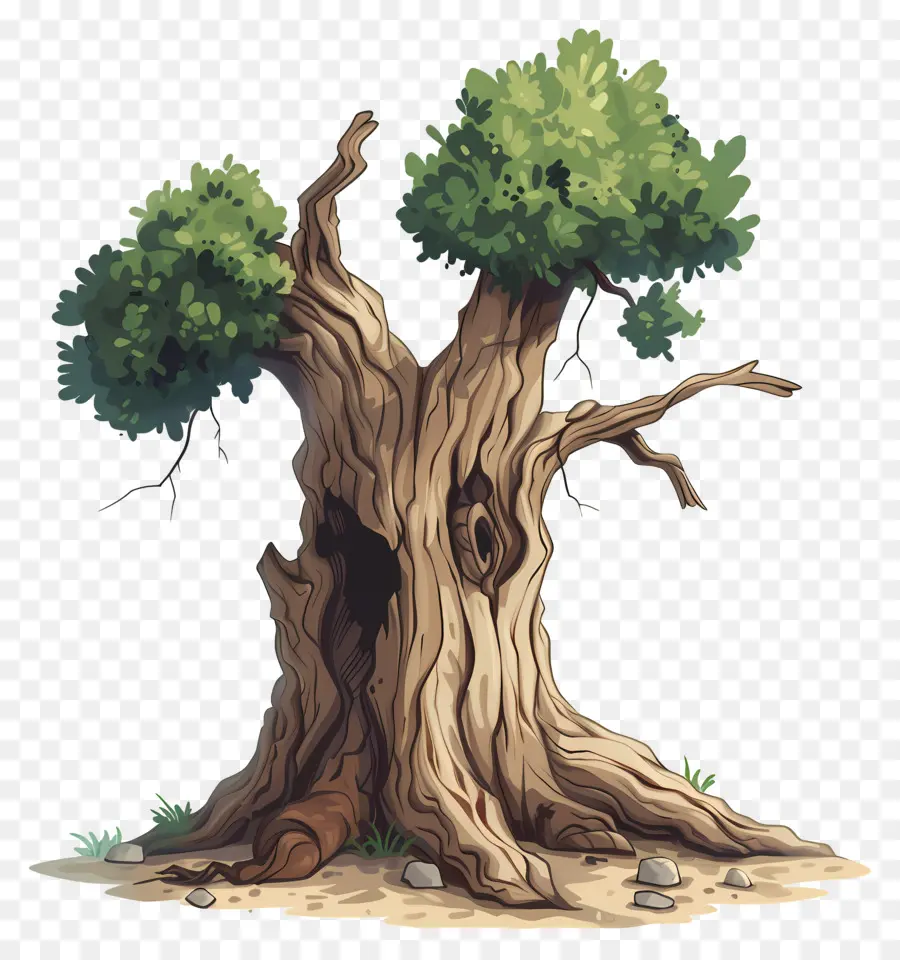 Tronco De árbol，árbol Retorcido PNG