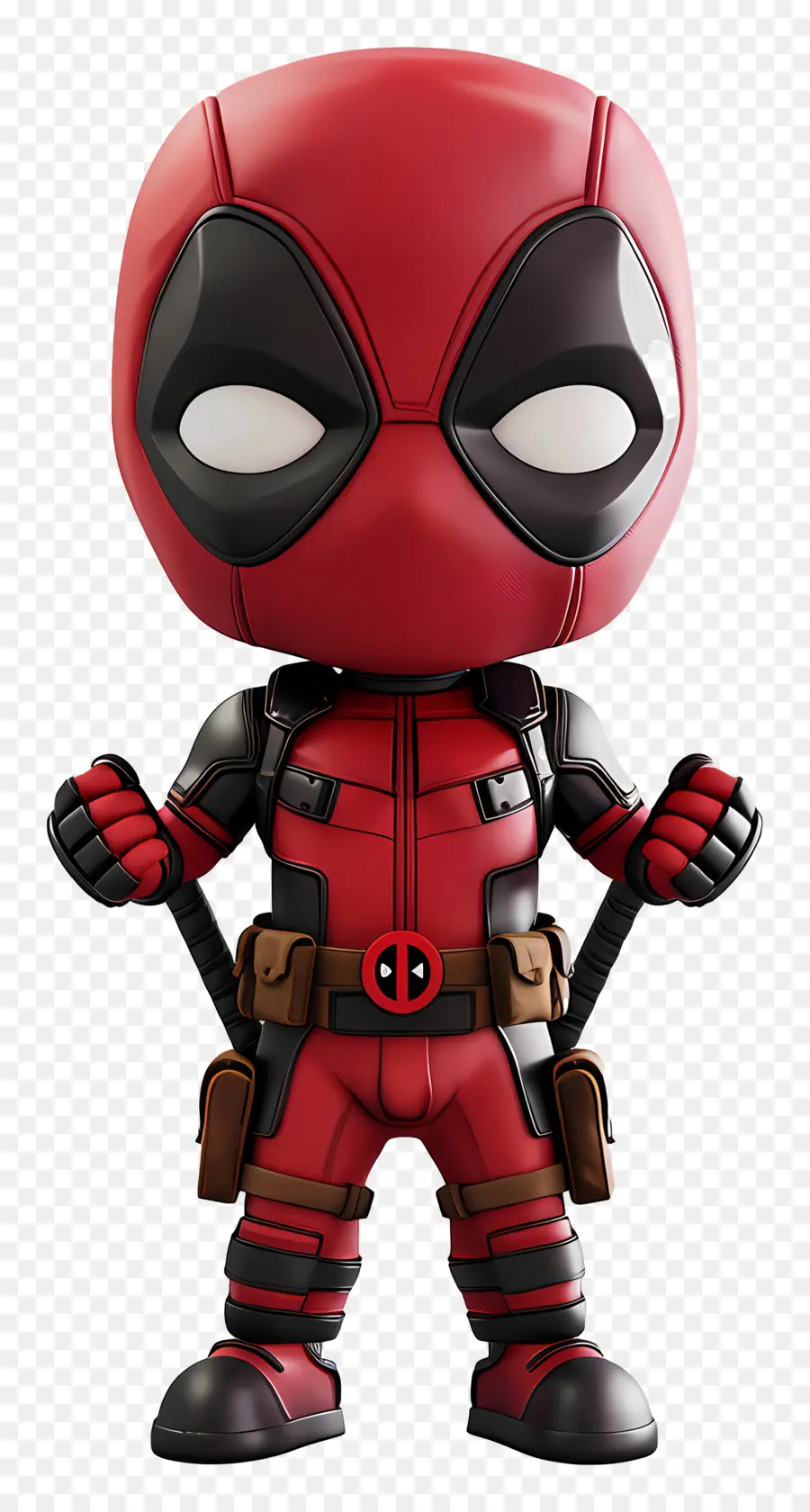 Lindo Deadpool，Personaje De Dibujos Animados Rojo PNG