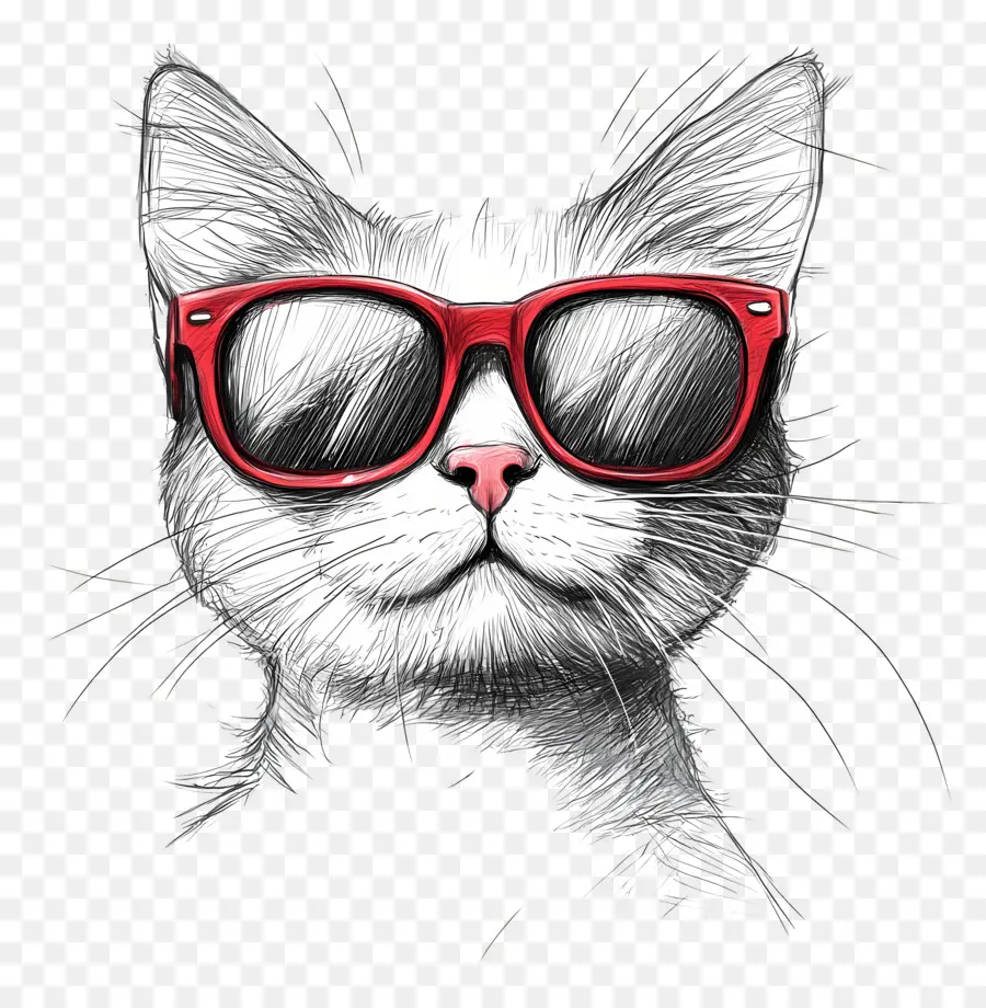 Gafas De Sol，Gato Con Gafas De Sol PNG