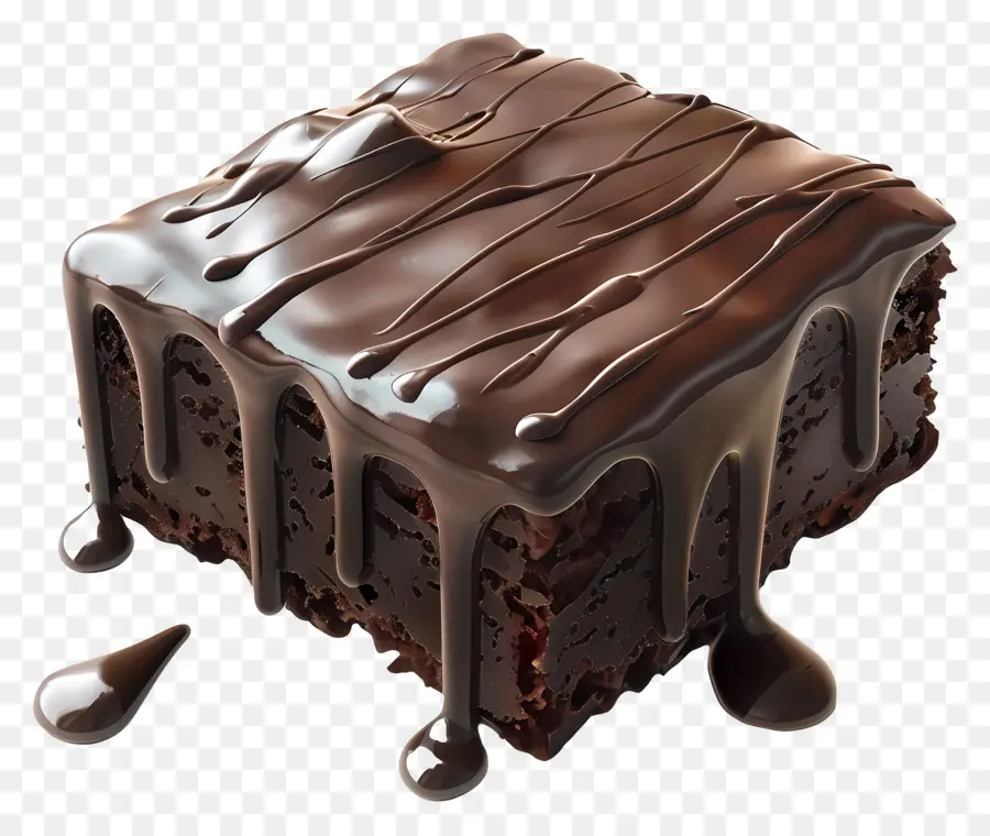 Brownie De Chocolate，Chocolate PNG