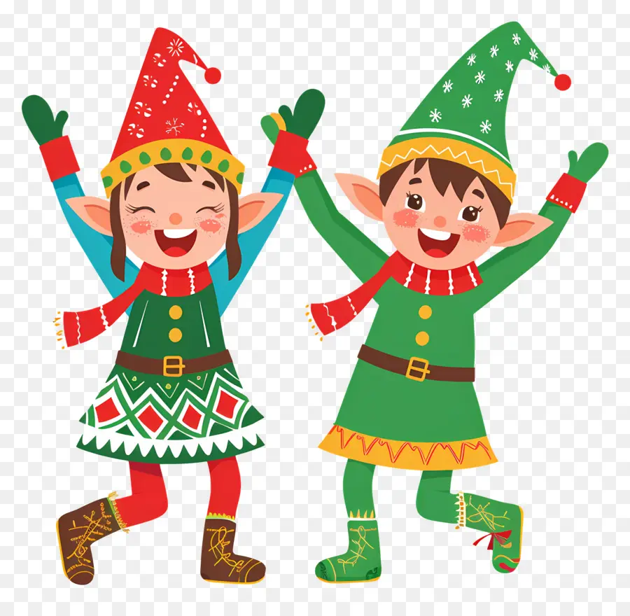 Duendes Navideños Escandinavos，Elfos Navideños PNG