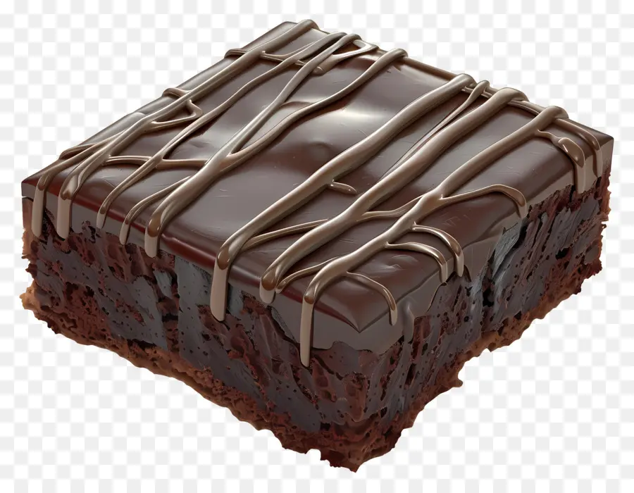 Brownie De Chocolate，Chocolate PNG