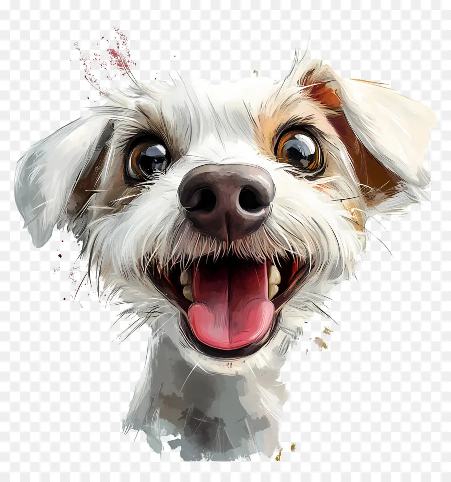 Feliz，Perro De Dibujos Animados PNG