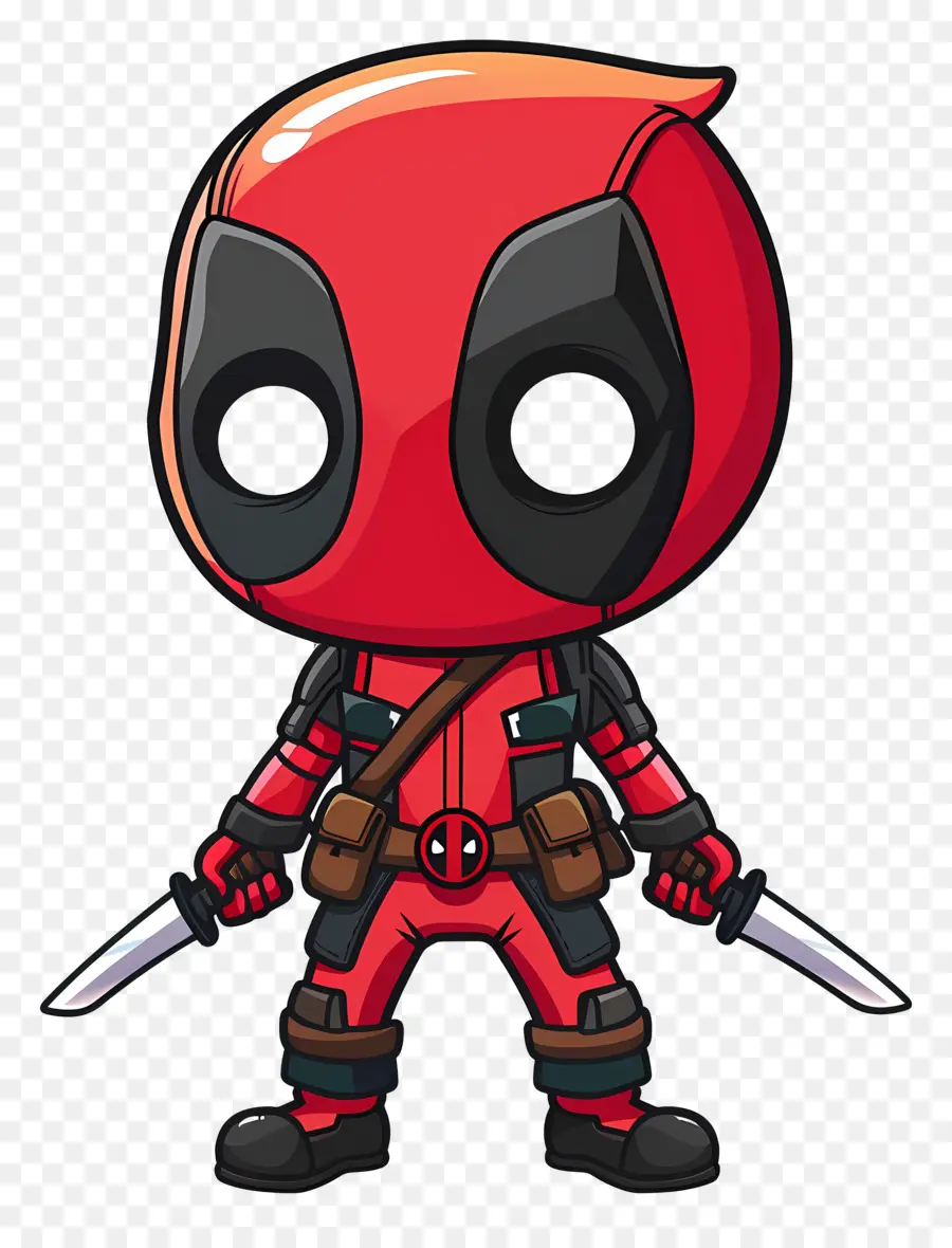 Lindo Deadpool，Personaje De Dibujos Animados PNG