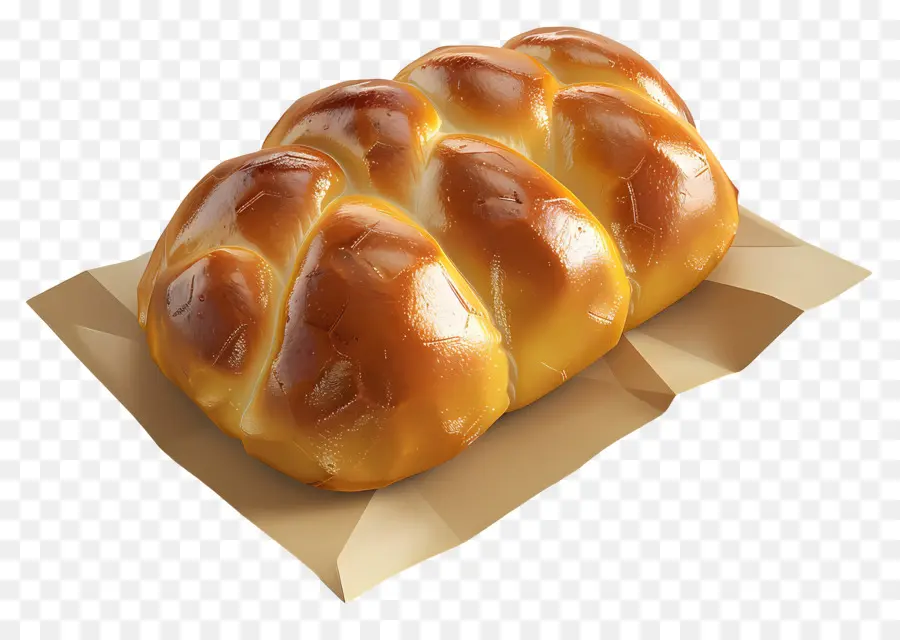 Pan Brioche，Panecillos Brillantes PNG