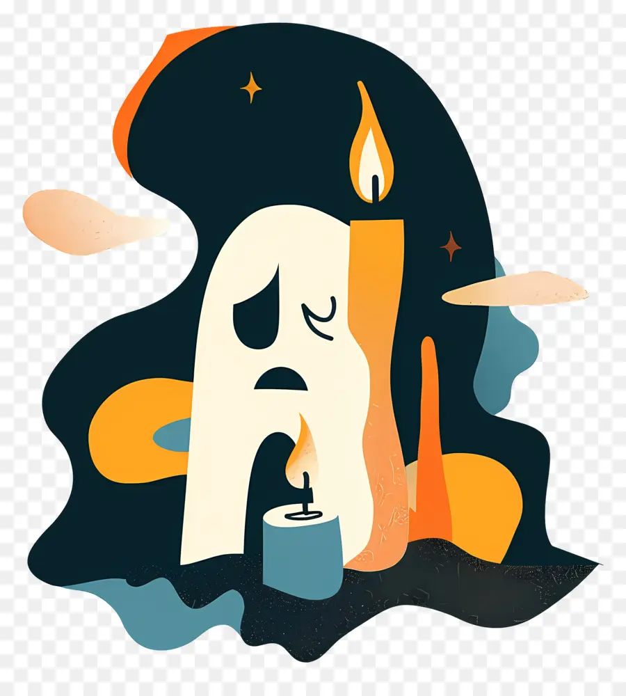 Vela Fantasma Triste，Vela Triste PNG