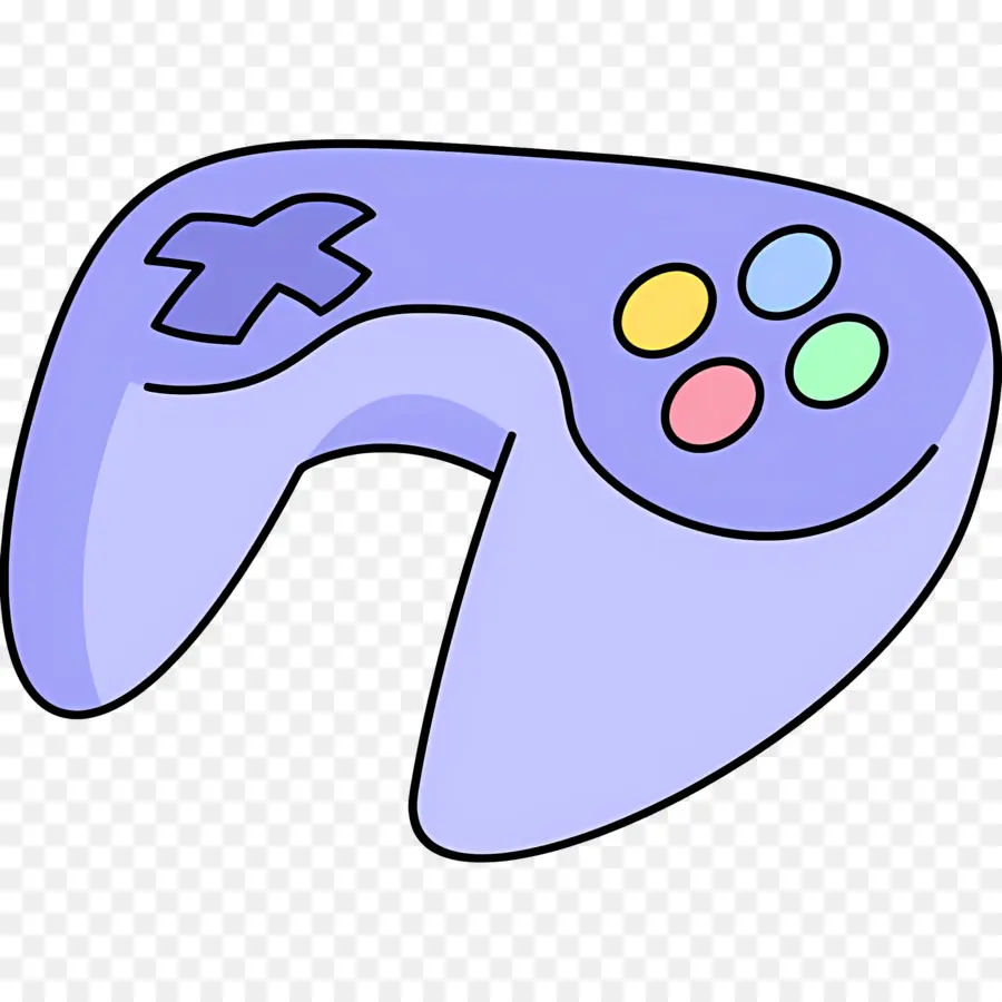 Controlador De Juego，Controlador De Juego Morado PNG