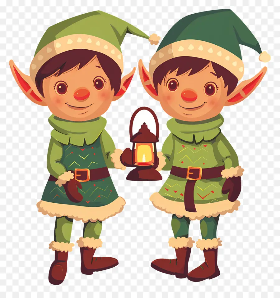 Duendes Navideños Escandinavos，Elfos Navideños PNG