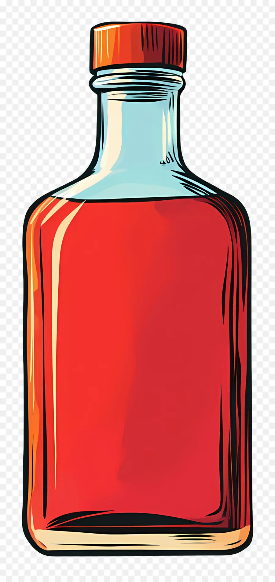 Botella Roja，Rojo PNG