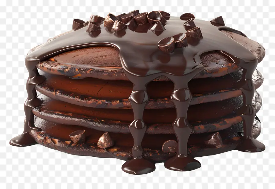 Panqueque De Chocolate，Panqueques De Chocolate PNG