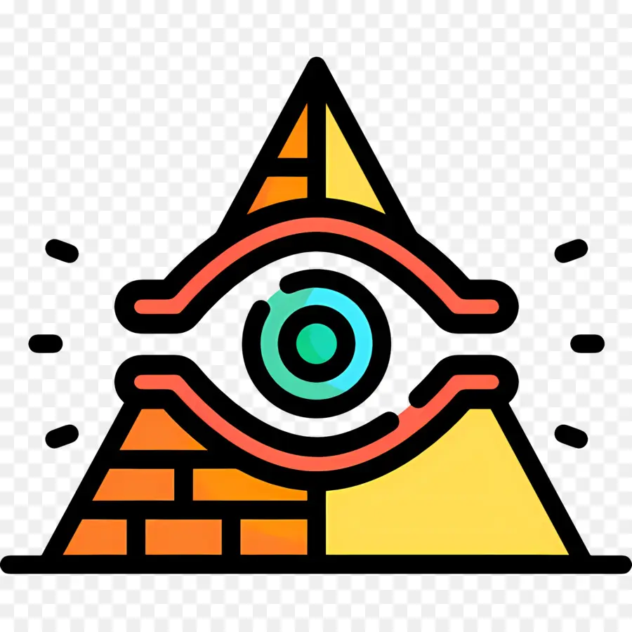 Pirámide，Ojo En Pirámide PNG