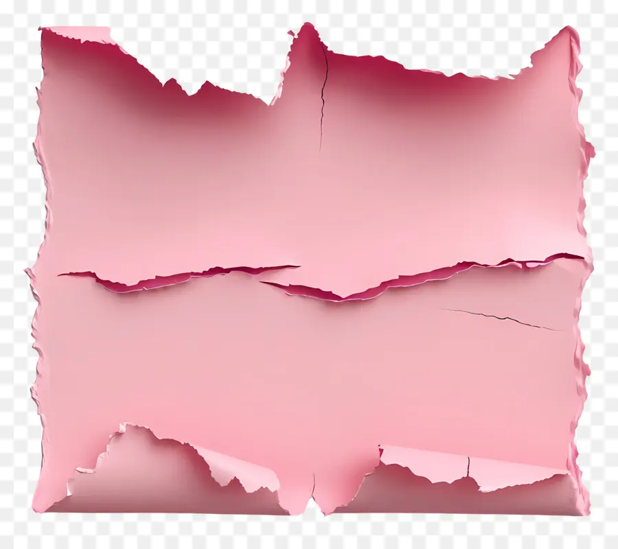 Papel Rasgado Rosa，Papel Rasgado PNG