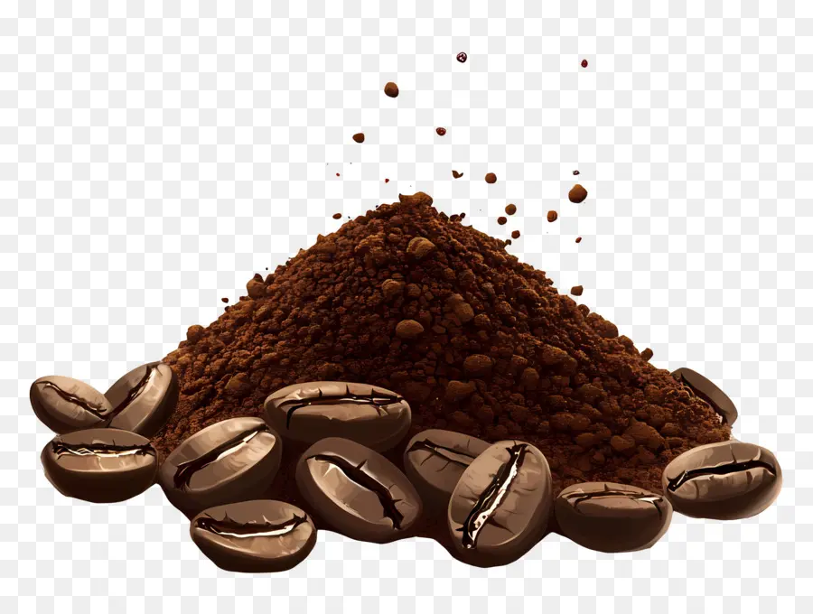 Café En Polvo，Café En Grano Y Café Molido PNG