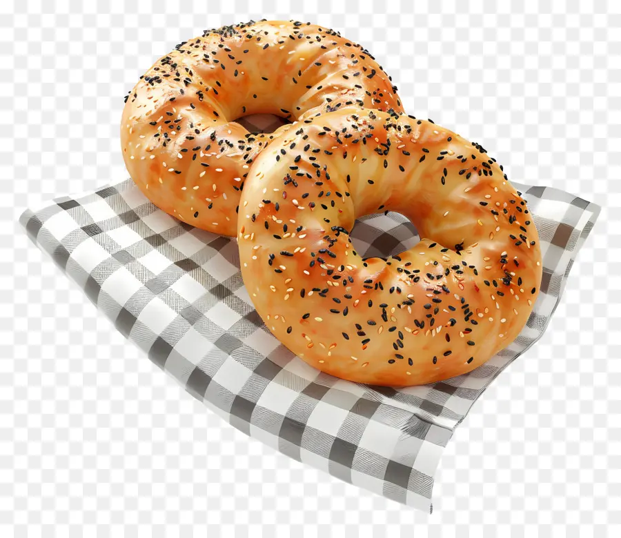 Pan De Bagel，Panecillos PNG