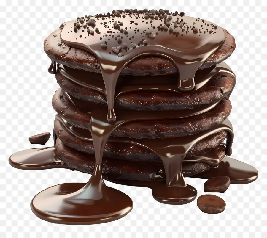 Panqueque De Chocolate，Panqueques De Chocolate PNG