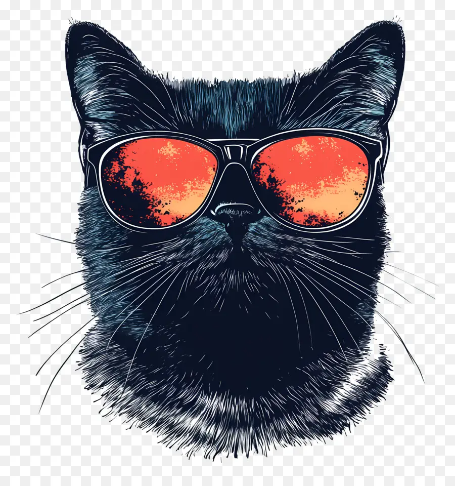 Gafas De Sol，Gato Con Gafas De Sol PNG