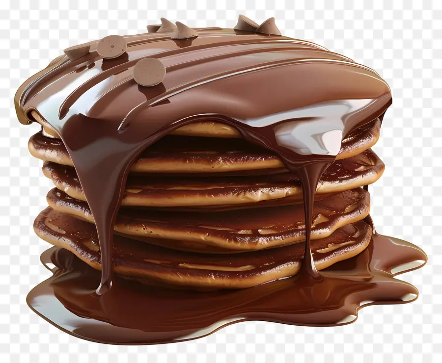 Panqueque De Chocolate，Panqueques De Chocolate PNG