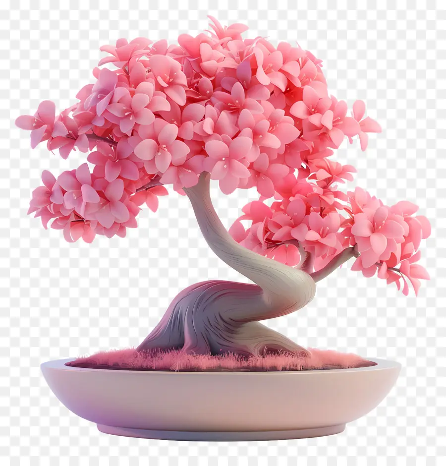 árbol Bonsái Rosa，Árbol Bonsái PNG