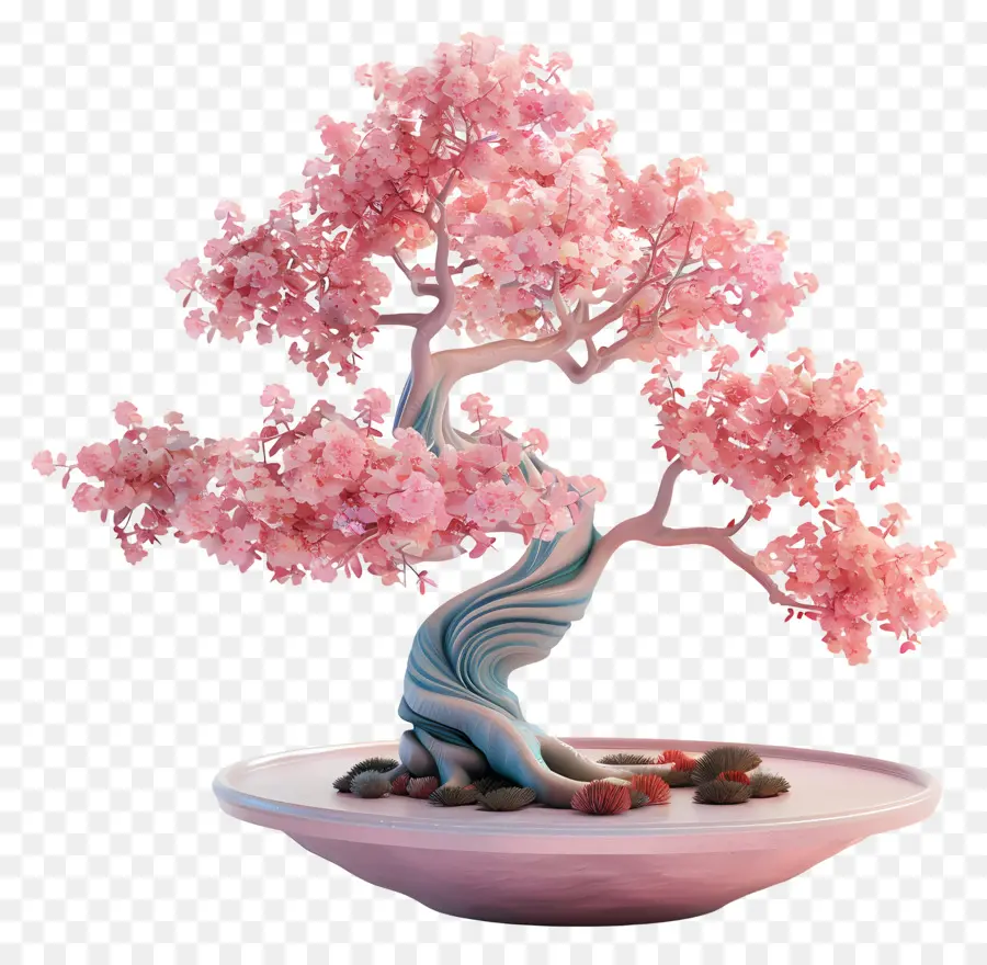 árbol Bonsái Rosa，Árbol Bonsái PNG