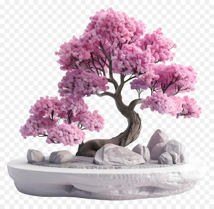 árbol Bonsái Rosa，Árbol Bonsái PNG