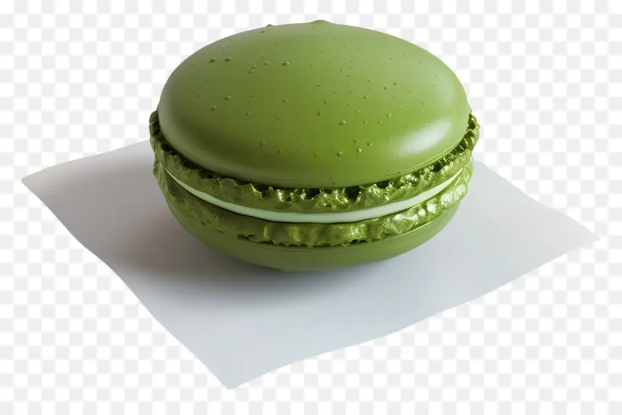 Macarrón De Matcha，Macarrón Verde PNG