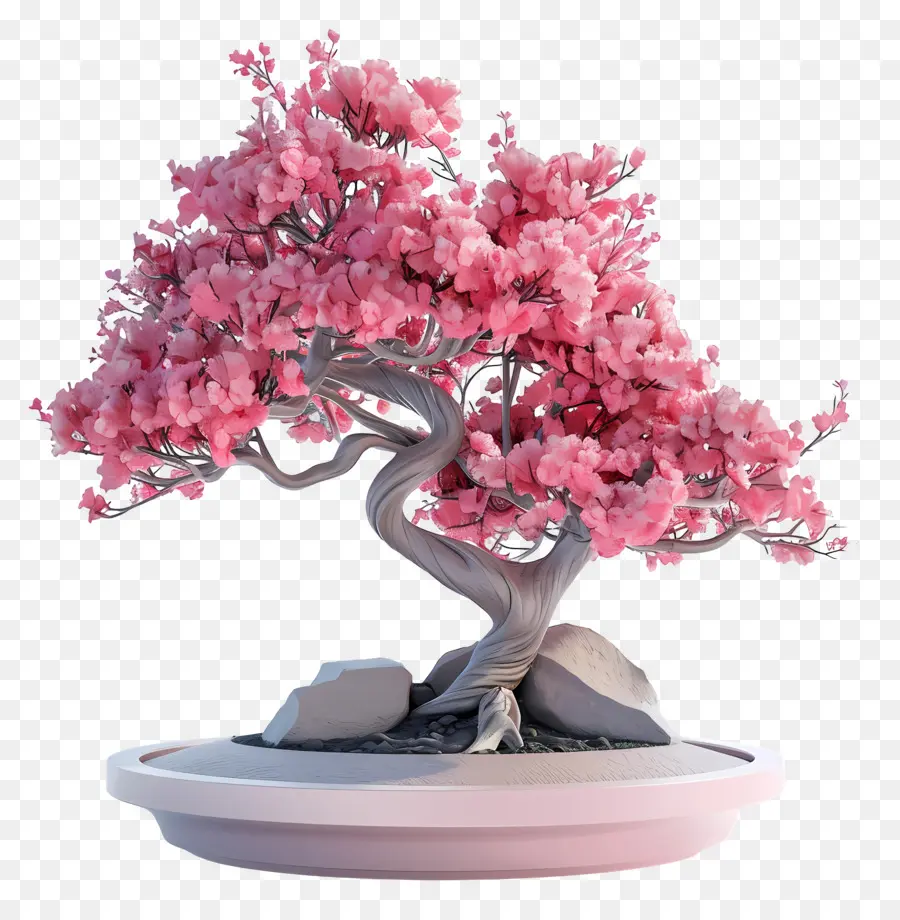 árbol Bonsái Rosa，Árbol Bonsái PNG