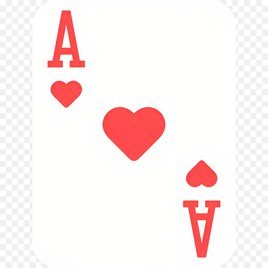 As De Corazones，Corazon Rojo PNG