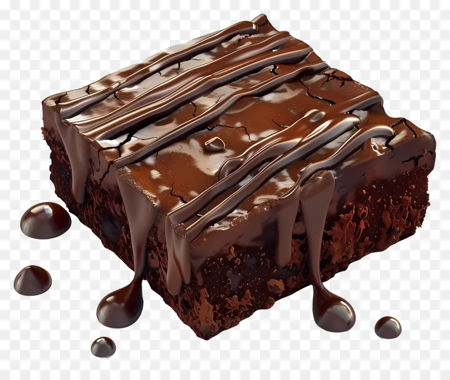 Brownie De Chocolate，Chocolate PNG