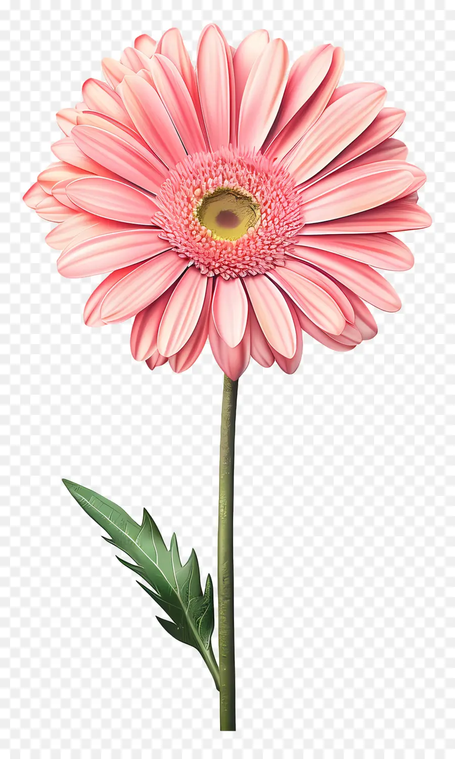 Gerbera Rosa，Flor Rosa PNG