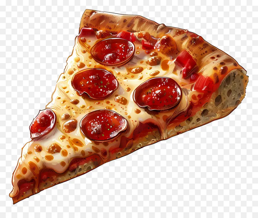 Rebanada De Pizza，Pizza De Peperoni PNG