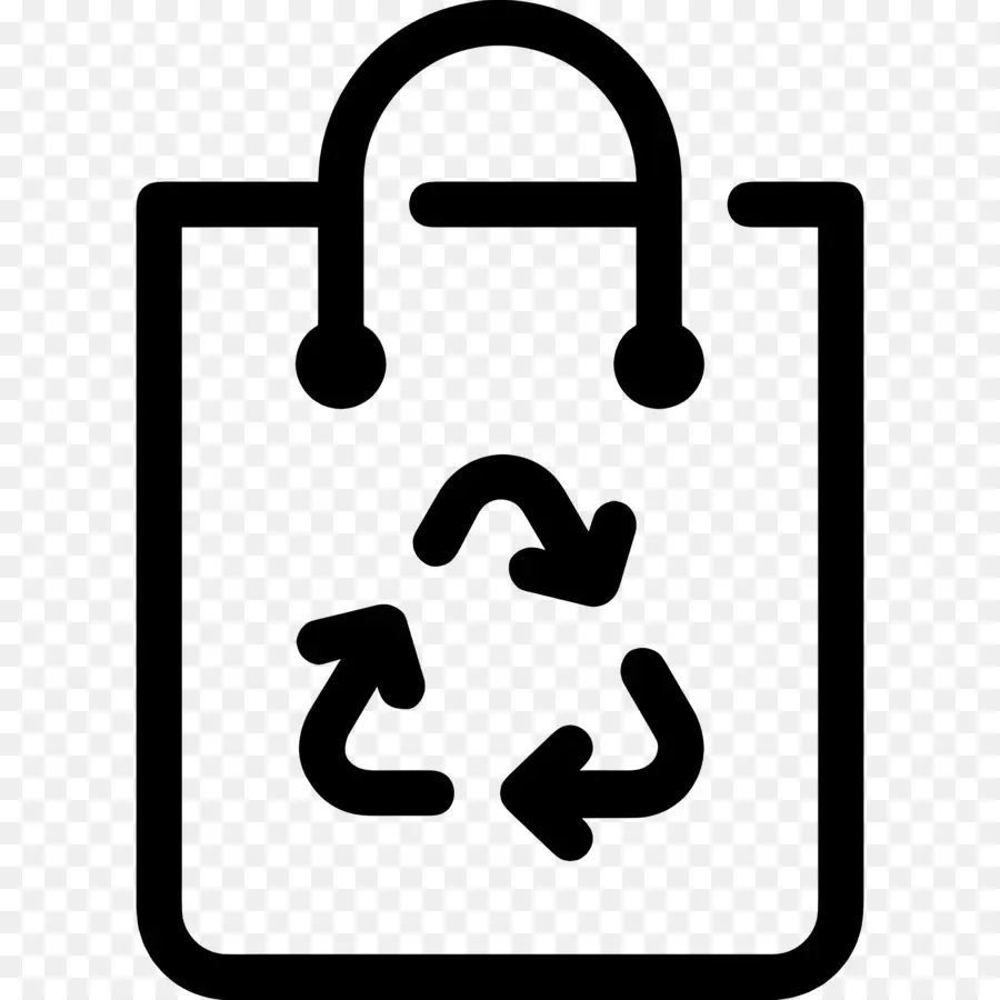 Bolsa De Reciclaje，Ecológico PNG