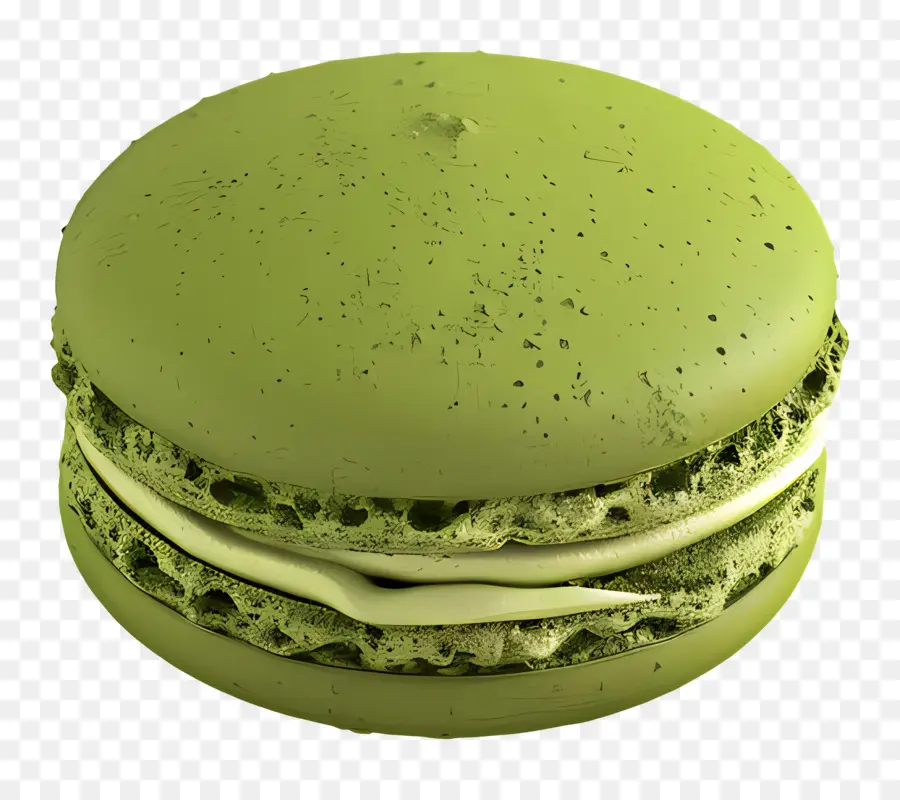 Macarrón De Matcha，Macarrón Verde PNG