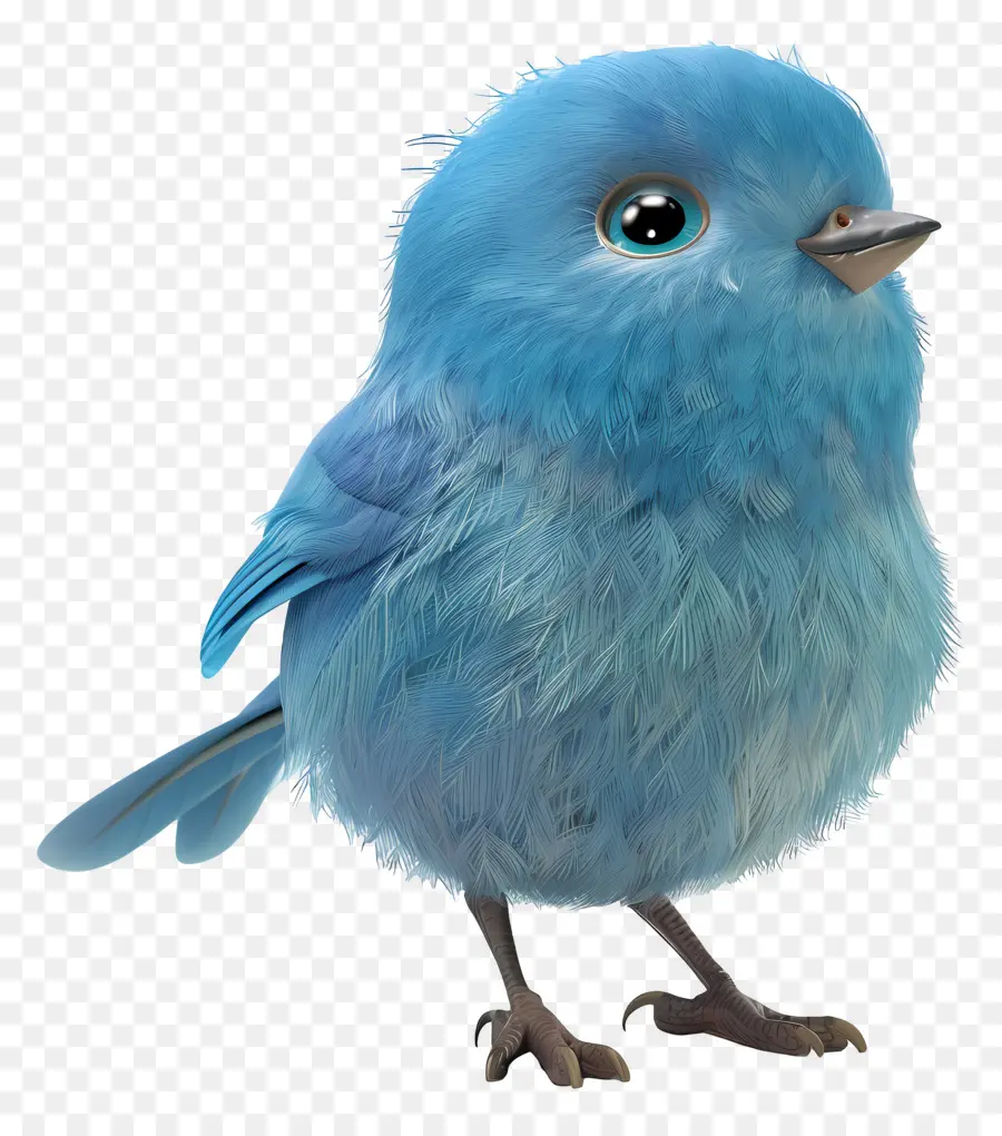 Pájaro Azul，Lindo PNG