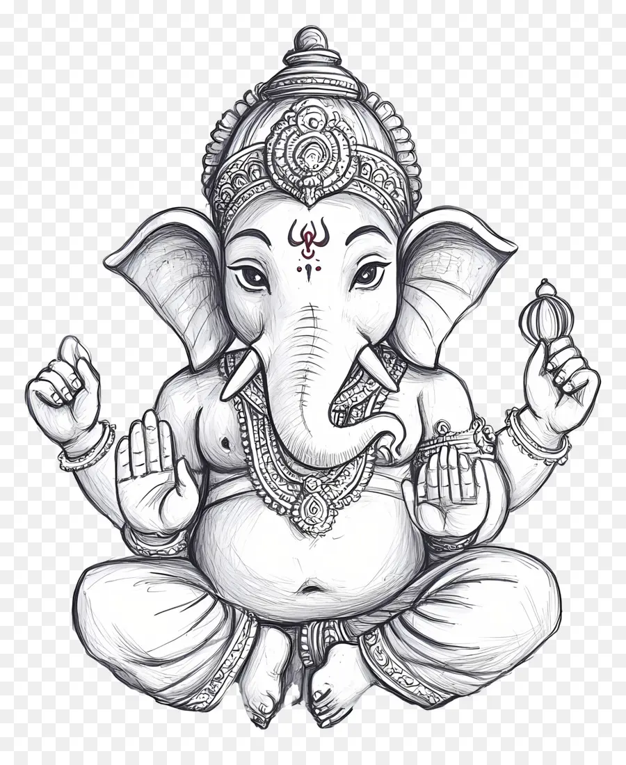 Ganesh，Ganesha Dibujo PNG