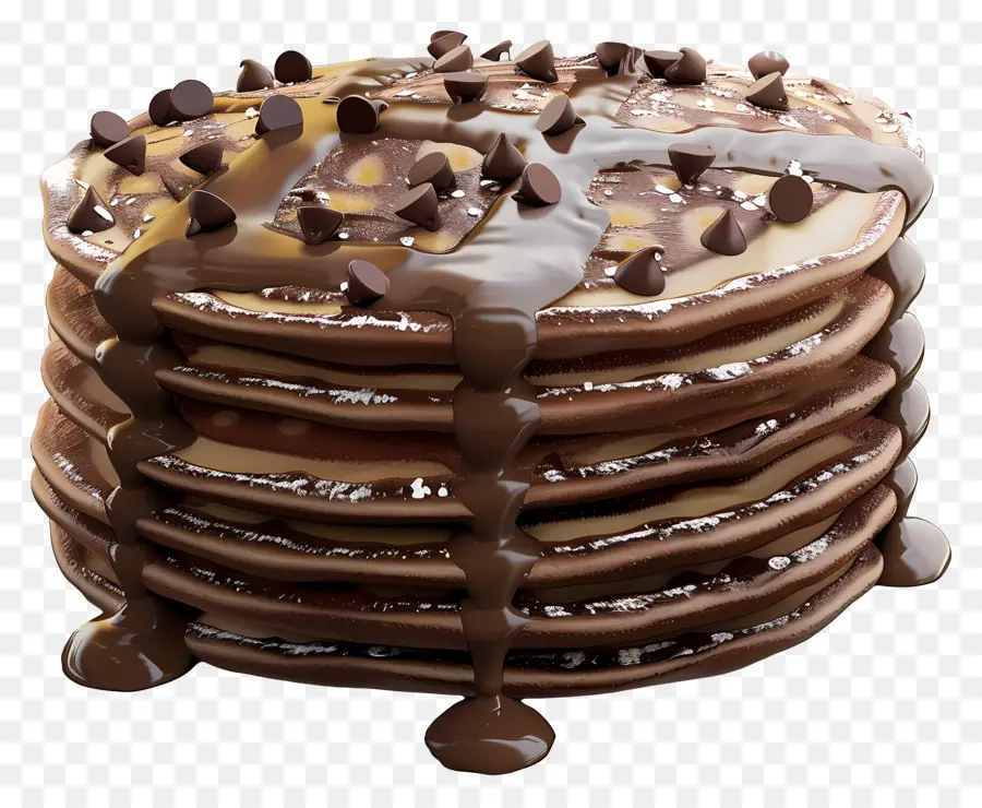 Panqueque De Chocolate，Panqueques De Chocolate PNG