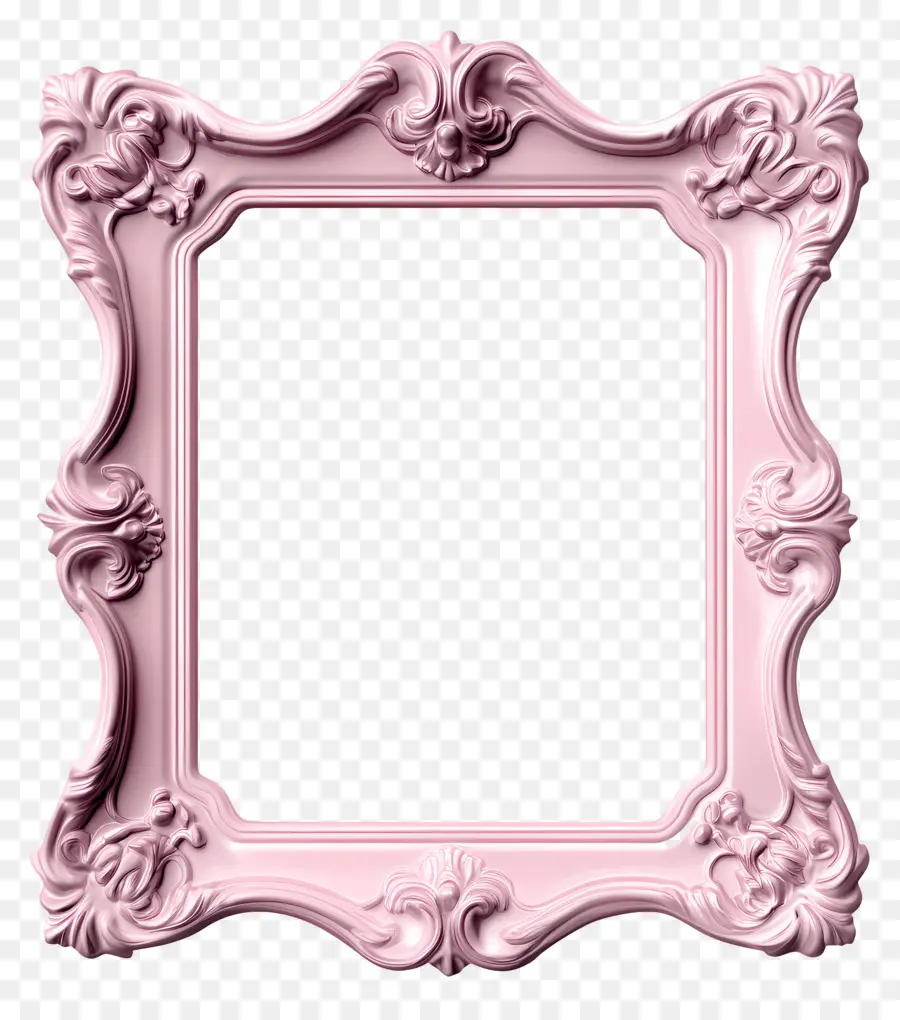 Marco Simple Rosa，Marco PNG