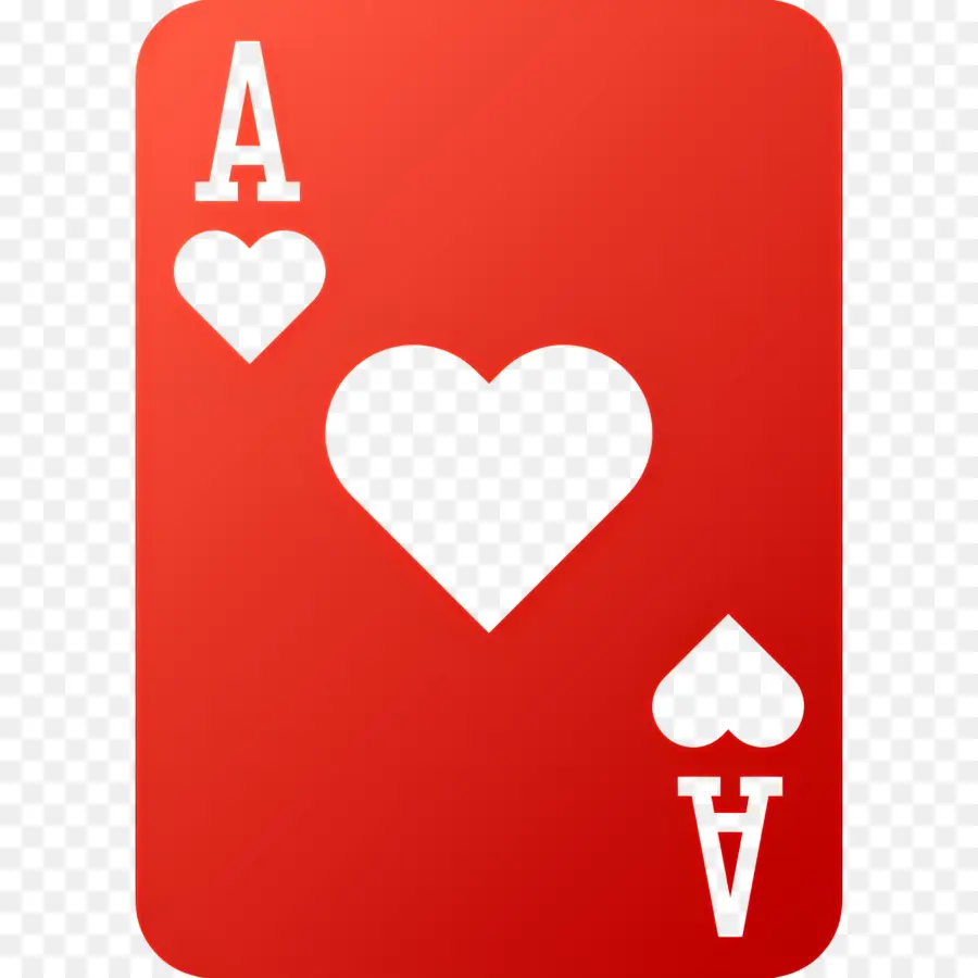 As De Corazones，Juego De Cartas PNG