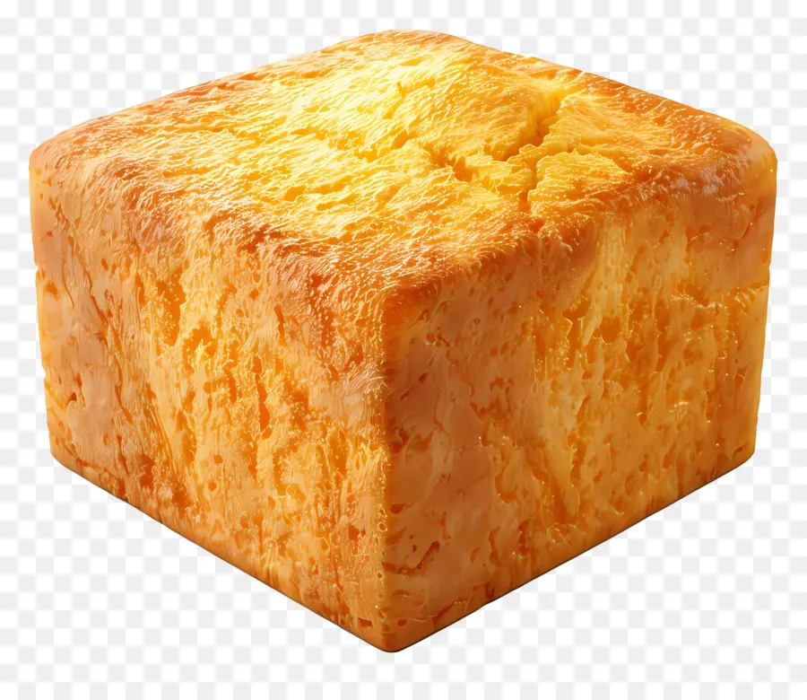 Pan De Maíz Al Horno，Bloque De Queso PNG