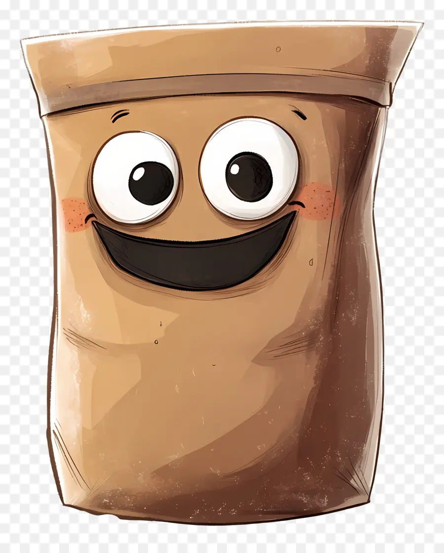 Bolsa De Café，Bolsa De Dibujos Animados PNG