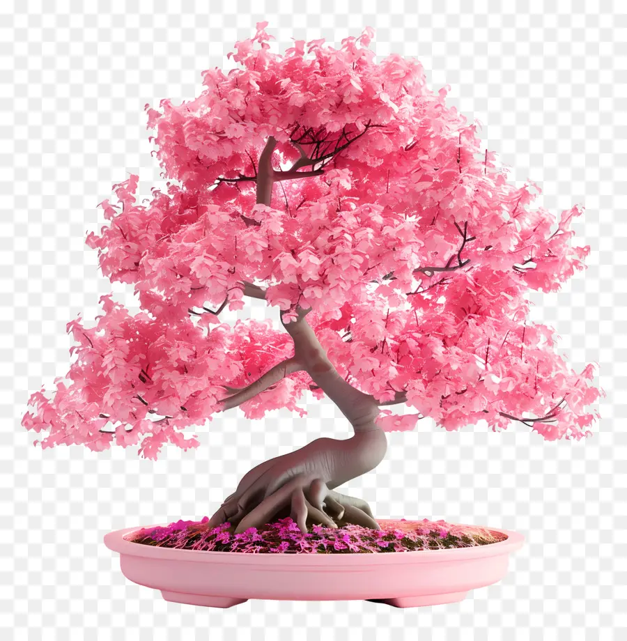 árbol Bonsái Rosa，Árbol Bonsái Rosa PNG