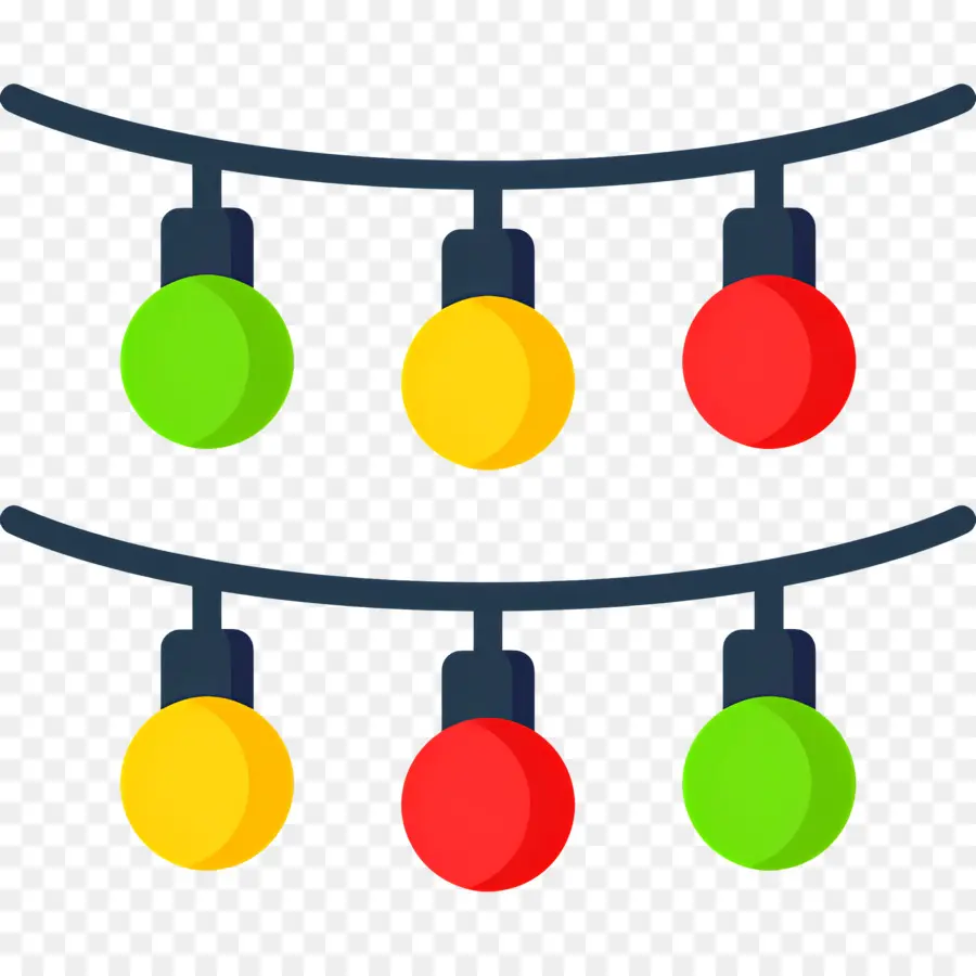 Luces De Cadena，Vistoso PNG