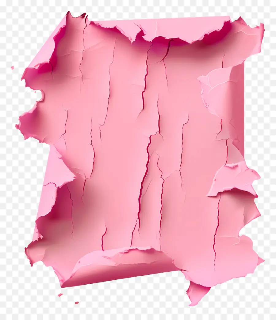 Papel Rasgado Rosa，Papel Rosa PNG